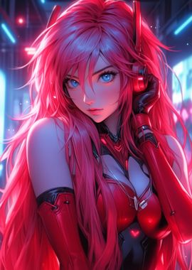 Anime Cyberpunk Girl