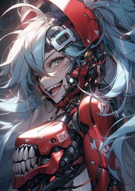 Cute Futuristic Girl Anime