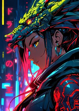 Anime Cyberpunk Girl