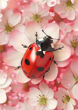 Lady Bug Cherry Blossom