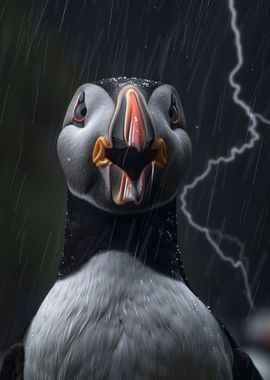 Atlantic Puffin Lightning