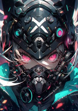 Cute Futuristic Girl Anime