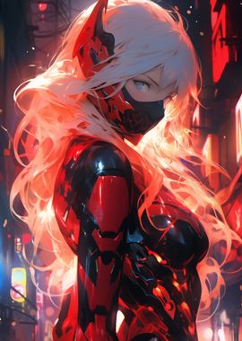 Cute Futuristic Girl Anime