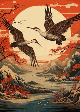 Mythology Japan Crane