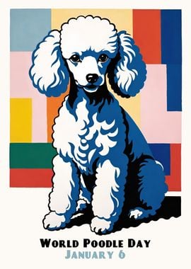 World Poodle Day Art Print