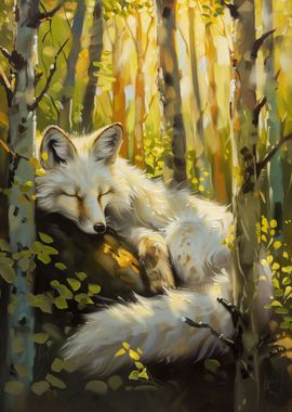 White Fox Fairy Tale Magic