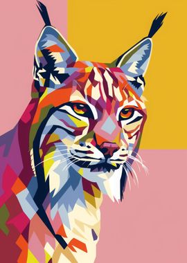 Lynx Abstract Flat