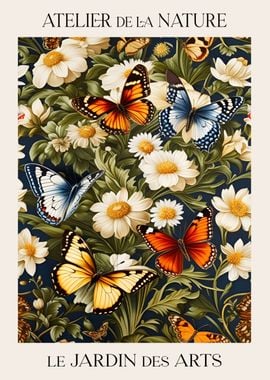 Butterflies Victorian Art