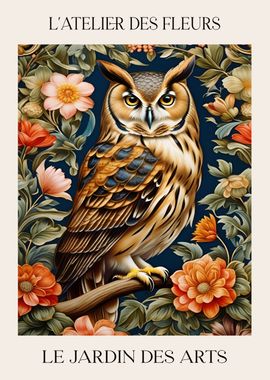 Victorian Owl Portrait