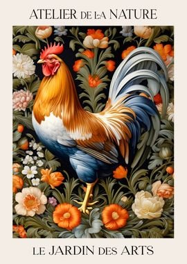 Rooster in Nature