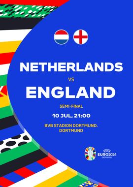 1/2 Netherlands vs England