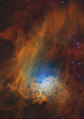 The Flaming Star Nebula