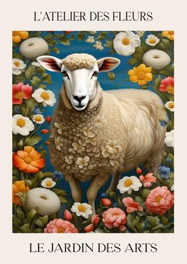 Funny Sheep Portrait