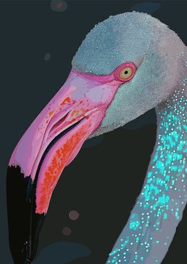 Face Flamingo