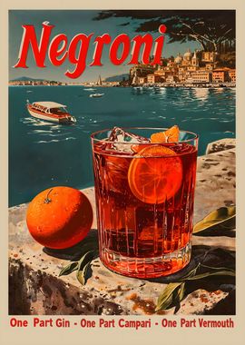 Classic Negroni Cocktail