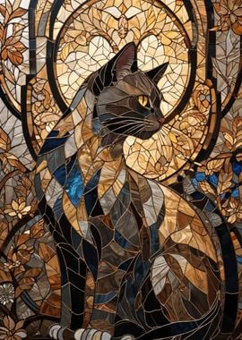 Kintsugi Black Cat