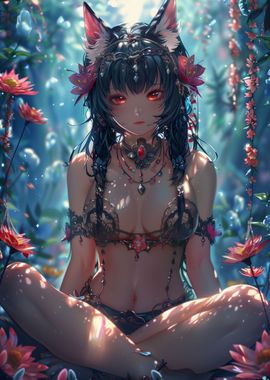 Floral Neko Enigma