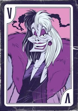 Cruella Portrait Card