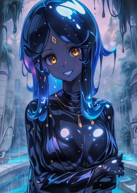 Sexy Black Slime Girl