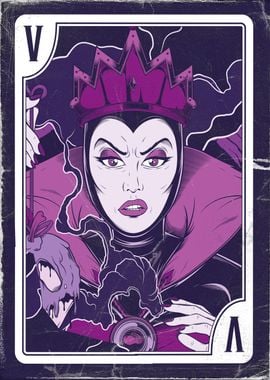 Evil Queen Portrait Card