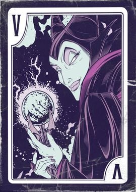 Maleficent Portrait Card