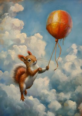 Funny Squirrel Balloon