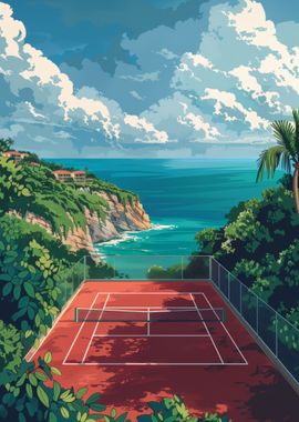 Tennis Cliffside Court