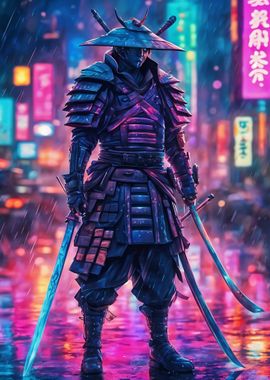 Cyberpunk Samurai