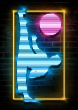 MARTIAL ART NEON SIGN ART