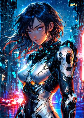 Anime Cyborg Girl