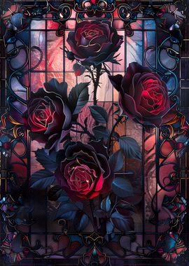 Gothic Black Roses