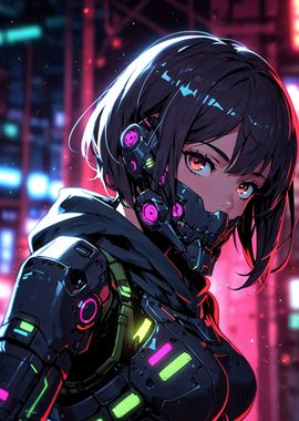 Neon Cyber Assassin