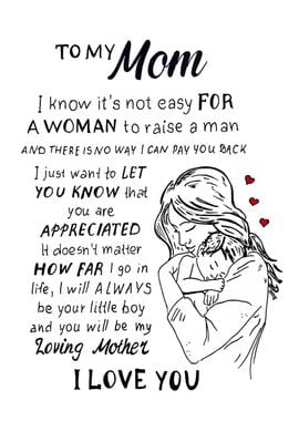 to my mom