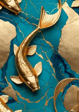 Golden Koi Kintsugi