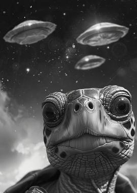 UFO Alien Turtle