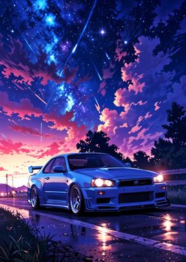 Skyline Gtr R34 galaxy