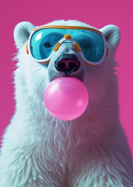 Polar bear bubblegum