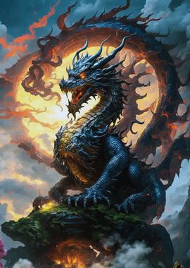 AESTHETIC DRAGON POSTER