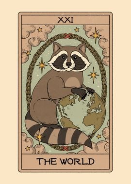 The World Raccoons Tarot