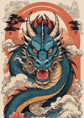 Dragon vintage japanese