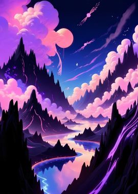 Cotton Candy Dreamscape II