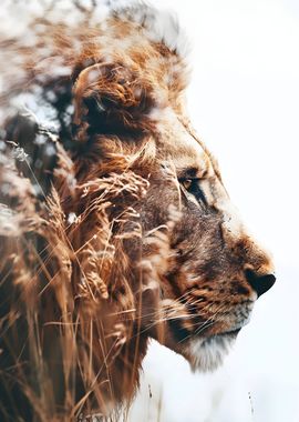 Savanna King Lion