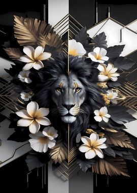 Lion Floral Monarch