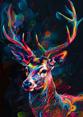 Abstract deer