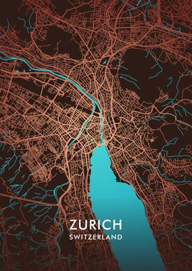 Zurich City Map