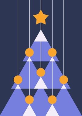 Geometric Christmas tree