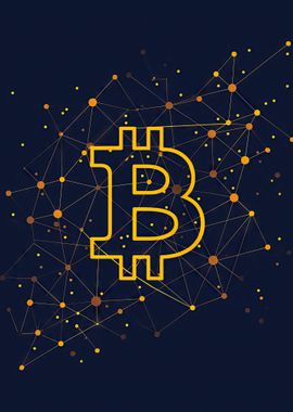 Minimalistic Bitcoin Logo