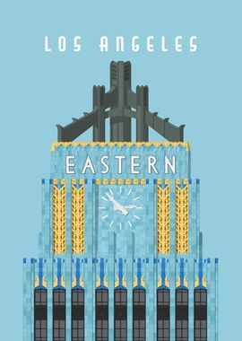 Los Angeles Travel Poster