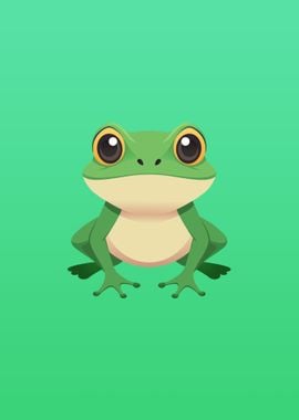 Frog Poster for Kids