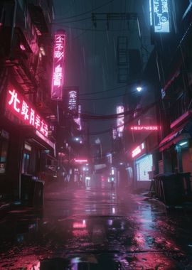 Japan Neon Alley